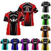 Personalized Name Bowling 3D Shirt for Men Women, Custom Bowler Gift shirt, 3D All Over Printed Shirt
