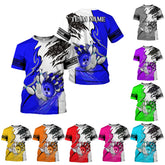 Personalized Bowling Shirt 3D, Custom Name Bowler Gift shirt, 3D All Over Printed Shirt for Men, Women