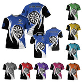 Personalized Dart 3D Shirts for Men Women 3D, Custom Name Team Dartboard Shirt S-5XL, Gifts shirt