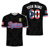 Custom Name Number Puerto Rico Soccer Jersey, Football Uniforms for Team, Soccer Jersey Gift for Men