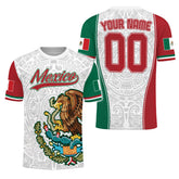 Personalized Name Numer Mexican Soccer Jersey, Men's Quick Dry Soccer Jersey, Football Uniforms for Team