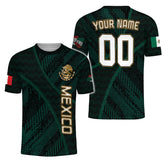 Personalized Mexican Soccer Jersey with Name Number, Men's Quick Dry Soccer Jersey, Football Uniforms for Team