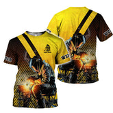 Customized Name Welder 3d Shirt, Welding 3D All Printed Shirt, Welder Shirt for Man, Welder Gift TShirt