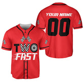 Personalized Name Racing Jersey, Racing lover Jersey, Baseball Jersey unisex gift shirt for Men Women