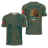 Personalized Name Mexican Soccer Jersey, Men's Quick Dry Soccer Jersey, Football Jersey Uniforms for Team