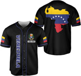 Personalized Name Venezuela Baseball Jersey Shirt, Venezuela Jersey for Men and Women Baseball Jersey Shirt Unisex S-5XL