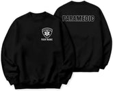 Leeprints Personalized EMT Embroidered Sweatshirt EMS Sweatshirt EMS Hoodie Paramedic Uniform Emergency Medical Technician