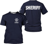 Personalized Name Police USA Flag Patriotic Police T-Shirt, Custom Name Police T Shirts for Men and Women Full Size S-5XL (US, Alpha, Small, 5X-Large, Regular, Regular, Blue)