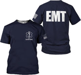 Mostefy Personalized EMT Shirt, EMS Shirt, Customized EMS Shirts,EMT Paramedic Uniform Emergency Medical Technician Shirts