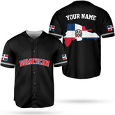 Personalized Dominican Republic Baseball Jersey Shirt,Team Name Republic Dominicana Baseball Jersey for Men and Women