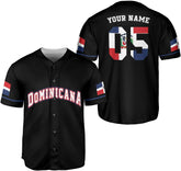 Custom Dominican Jersey for Men Dominican Baseball Jersey Dominican Baseball Jersey Dominicana Shirt Dominican Flag Jersey