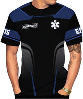 Custom EMS EMT Shirts Men Women, Personalized Paramedic Uniform Emergency Medical Technician Apparel, EMS Week Gifts