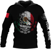 Personalized Name Eagle Mexico 3D Mexiccan Sudadera De Mexico Hombre Unisex Hoodie, T Shirt, Zip Up Hoodie, Sweatshirt For Men Women AD71 Multicolor