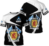 Personalized Scotland Shirt, Scottish Lion Rampart Shirts, Scotland Shirt Retro Graphic, Scots Shirt, Scotland Coat of Arms