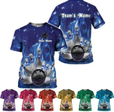 Pretyprints Personalized Bowling Shirt - Custom Bowling Gift for Women & Men