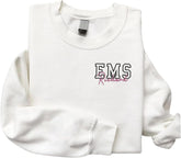 AOVL Personalized Embroidered EMS Sweatshirt Women EMS Sweatshirt Embroidered Sweatshirt For EMS, EMS Shirts Gift
