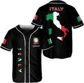 Leeprints Personalized Italia Jersey, Italian Soccer Shirt Baseball Italia Pride Flag Jersey Men Women Flag Italy Shirts