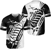 Custom Barber Shop Baseball Jersey Personalized Name Barber Shirt 3D for Men Women Hairdresser Shop Gift Scissors Pole Shirts