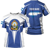 HomeDesign Personalized Honduras Shirt Camisa Honduras Hombres Honduras Shirts Men & Women, Honduras Tshirt Honduras t Shirt