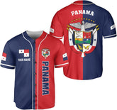 Personalized Panama Baseball Jersey Camisa Shirt, Panamanian Flag Jersey, Panamanian Pride Jersey for Men and Women