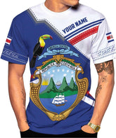 Ligthuy Personalized Costa Rica Shirt 3D, Costa Rica Tshirt, Costa Rica Shirts for Men Women, Costa Rican Pride Flag