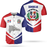 Personalized Dominican Republic Baseball Jersey Shirt,Team Name Republic Dominicana Baseball Jersey for Men and Women