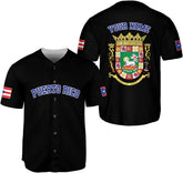Personalized Puerto Rico Baseball Shirt,Customized Team Name Puerto Rican Baseball Jersey for Men,Women S-5XL
