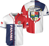 Royal Fight Personalized Panama Baseball Jersey Panama Camisa Shirt Panamanian Flag Jersey Panamanian Pride Jersey for Men