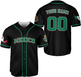 AOVL Custom Mexico Baseball Jersey for Men Women Eagle Flag Mexico Shirt Personalized Mexicano Mexico Jerseys Camisa 3D
