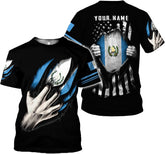 Rivelus Guatemala Shirt - 3D Guatemala Flag Camisa, Guatemalan Pride T-Shirt for Men & Women