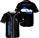 Parvii Personalized El Salvador Baseball Jersey - Proud El Salvador Shirt for Men