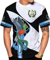 Rivelus Guatemala Shirt - 3D Guatemala Flag Camisa, Guatemalan Pride T-Shirt for Men & Women
