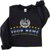 Ligthuy Personalized Name Embroidered El Salvador Sweatshirts, Shirts, Hoodies Unisex for Men, Women Full Size