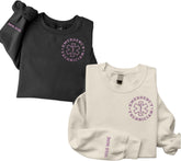 Personalized EMS Paramedic Embroidered Sweatshirt, EMT Student, EMT Sweatshirt with Reflective Logo, Emergency Medical Shirt (Cotton, EMS 7), Large-5X-Large