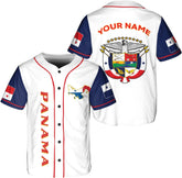 Podagree Personalized Panama Baseball Jersey Camisa Shirt, Panamanian Flag Jersey, Panamanian Pride Jersey for Men and Women