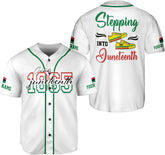 RoyalBro Personalized Juneteenth 1865 Baseball Jersey Independence Freedom Freeish Black History African Pride Month Shirt