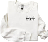 AOVL Personalized Embroidered Nurse Sweatshirt Women Nurse Sweatshirt Embroidered Sweatshirt For Nurse Nurse Shirts Gift