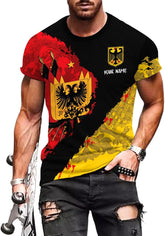 Ligthuy Personalized Germany 3D Custom Shirt Gift for Men and Women, German Flag Shirt S-5XL