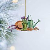 MAPrints Personalized Christmas Garden Uniforms and Tools Ornament, Gardener Stuff Ornament, Gardening Tool Acrylic 2D Flat Hanging Ornaments for Christmas, Ornament Tree Hanging Decorations (GD 5)