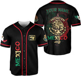 AOVL Custom Mexico Baseball Jersey for Men Women Eagle Flag Mexico Shirt Personalized Mexicano Mexico Jerseys Camisa 3D