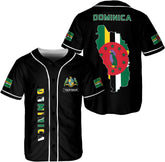 Leprints Personalized Dominica Baseball Jersey, Dominican Soccer Shirt Dominican Pride Flag Dominica Jersey Men Women Shirt