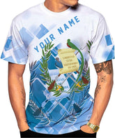 Rivelus Guatemala Shirt - 3D Guatemala Flag Camisa, Guatemalan Pride T-Shirt for Men & Women