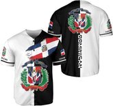 Leprints Personalized Dominican Republic Baseball Jersey Shirt,Team Name Republic Dominicana Baseball Jersey for Men,Women