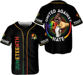 Royal Fight Custom Juneteenth Baseball Jersey Shirt Flag Independence Day Freeish Since 1865 Black History Month Pride 3D