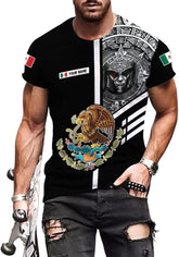 Paniprints Personalized Name Mexican Shirts for Men, Customized Mexico Shirts for Men, Mexico Shirts for Women Mexico Shirt