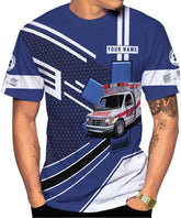 Podagree Personalized EMT Shirt, EMS Shirt, Customized EMS Shirts,EMT Paramedic Uniform Emergency Medical Technician Shirts