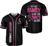 Leprints Personalized Breast Cancer Jersey, Pink Ribbon Awareness Soccer Shirt Baseball Breast Cancer Survivor Pride Jersey