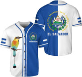 Parvii Personalized El Salvador Baseball Jersey - Proud El Salvador Shirt for Men