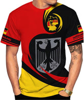 Ligthuy Personalized Germany 3D Custom Shirt Gift for Men and Women, German Flag Shirt S-5XL