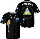 Podagree Personalized Nicaragua Baseball Jersey Shirt Name Nicaraguan Baseball Jersey for Men & Women Nicaraguan Camisas